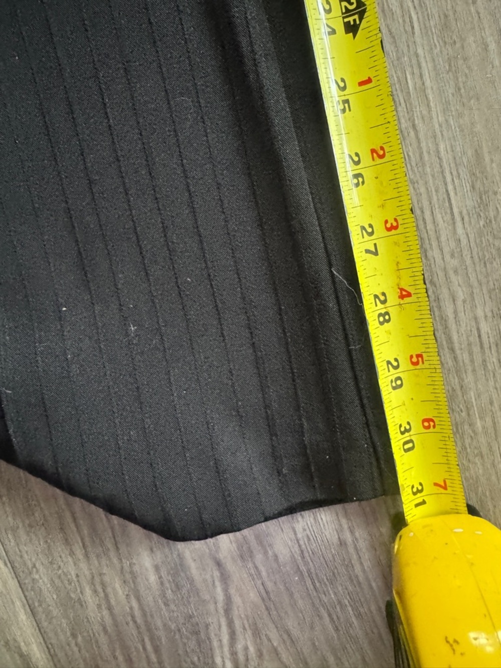 JBXR Plus Size 20W Black Pinstripe Dress Pants Wrinkle-Free Career Slacks 40x31 - Picture 7 of 8